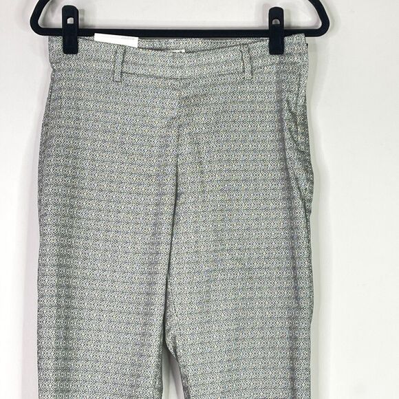 New H&M Print Slim Fit Slacks Pant Women's Size 10 - Picture 6 of 11